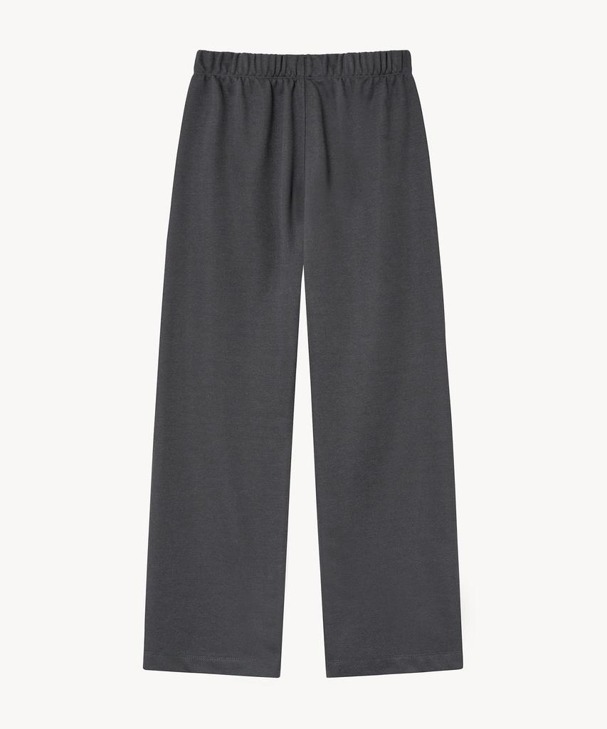 LADY VOLUME Straight Elastic Pants (D/Grey)
