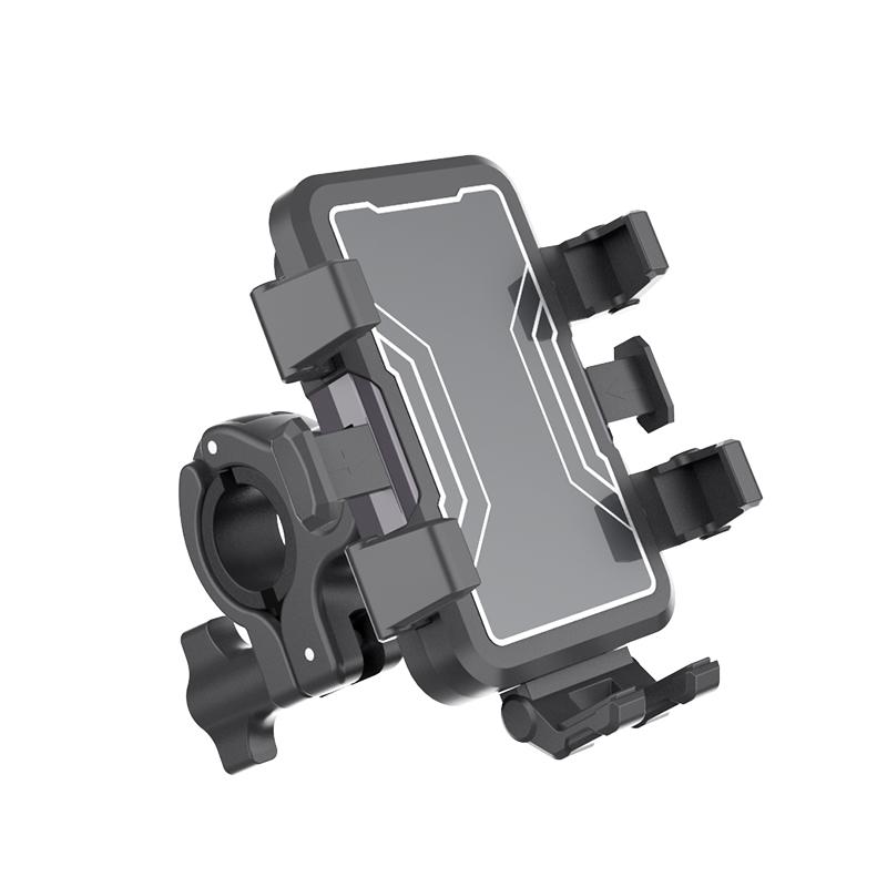 Universal Motorcycle Bike Phone Mount - 360° Rotation Anti-Shock Holder for Cycling, E-Bike & Scooter, One-Second Lock System