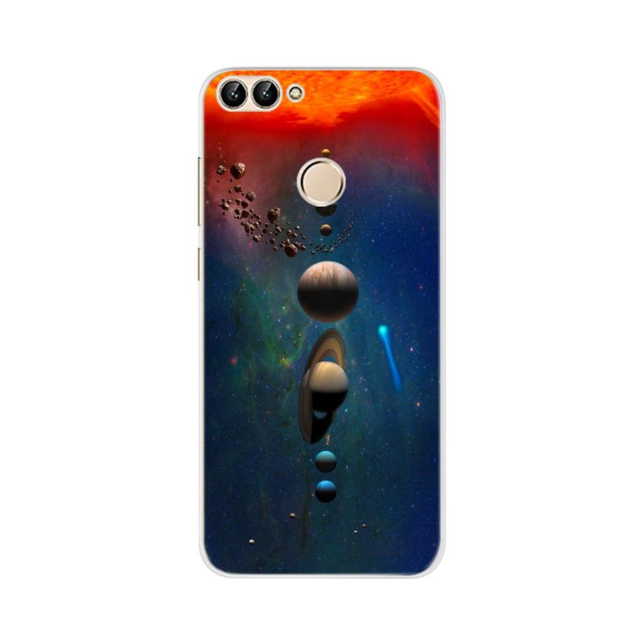 For Huawei P Smart Case TPU Soft Silicon Lavender Flower Back Cover Phone Case For Huawei P Smart 2018 FIG-LX1 PSmart Case 5.65"