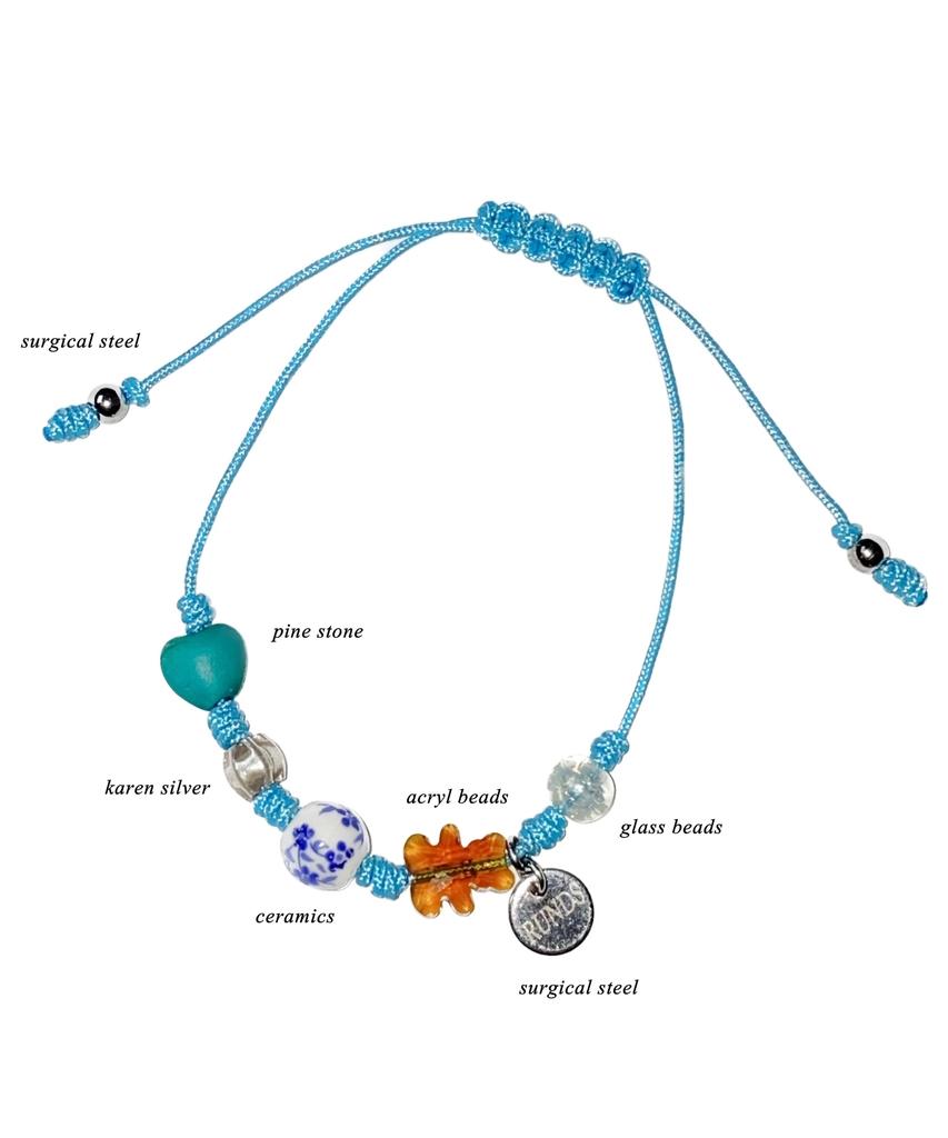 Runds Sky Blue Gemstone Bracelet