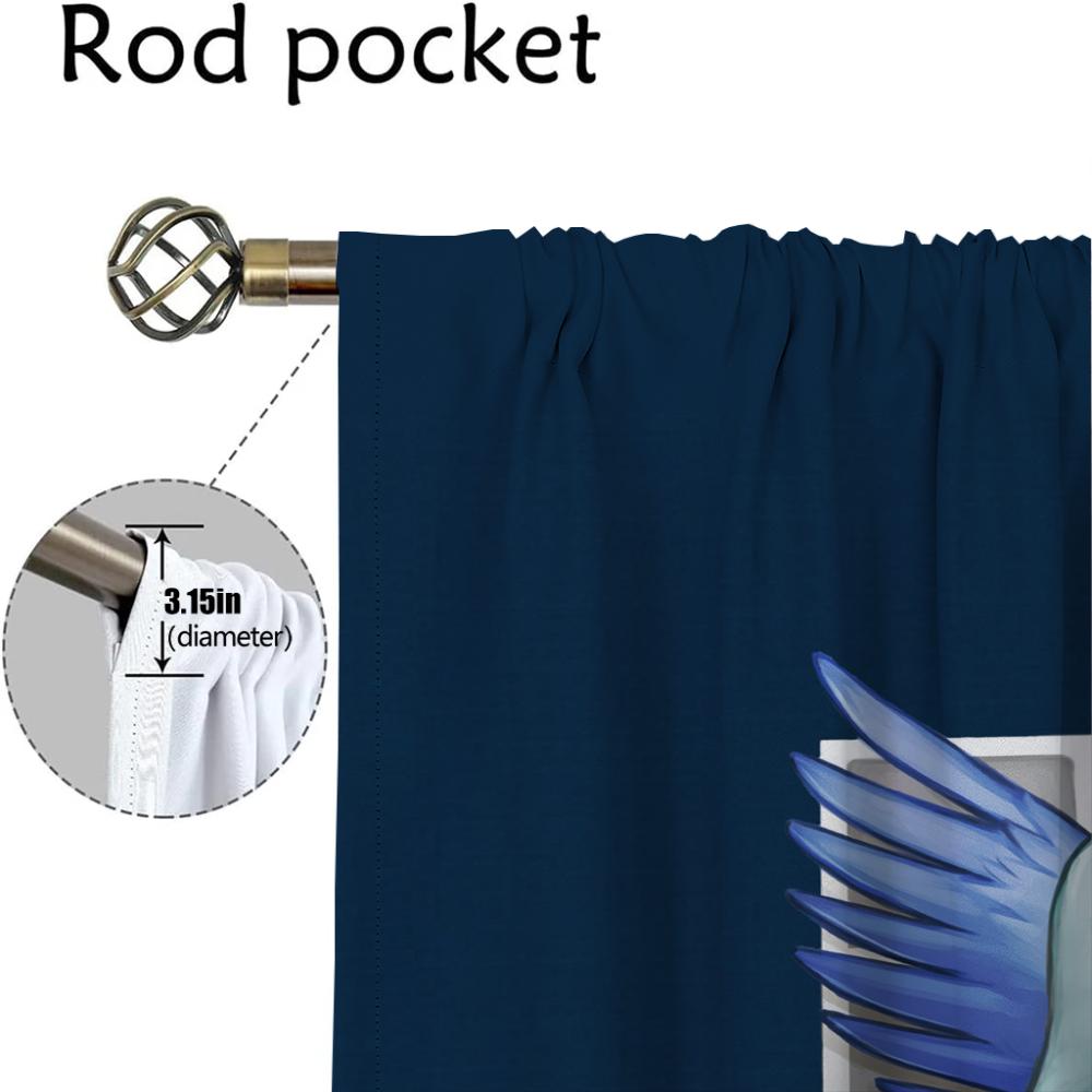 Rollos Angriff auf Titan Vorhänge für Wohnzimmer Vorhang Halloween Dekoration Trennwand Jalousien Heiminnenraum Vorhänge 2 Stück