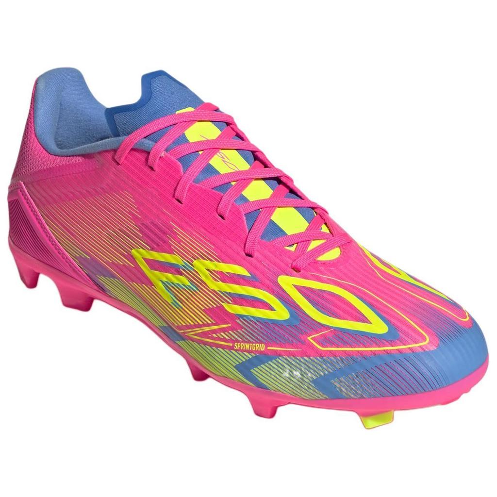 adidas Adizero F50 League FG MG Mystic Victory Pack Unisex Sneaker Pink Lucid-Pink Lucid-Lemon IE1291