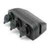 3 In 1 Tent Type 12-24V Power Sockets Combination Automotive Accessory Outlet for Car Rv Truck Marine Boat