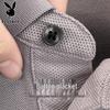 PLAYBOY Men's Pure Cotton Long Sleeve Polo Shirt