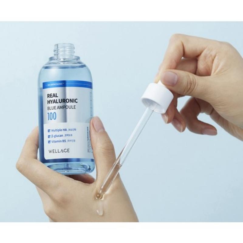 WELLAGE Real Hyaluronic Blue 100 Ampoule 75ml/150ml