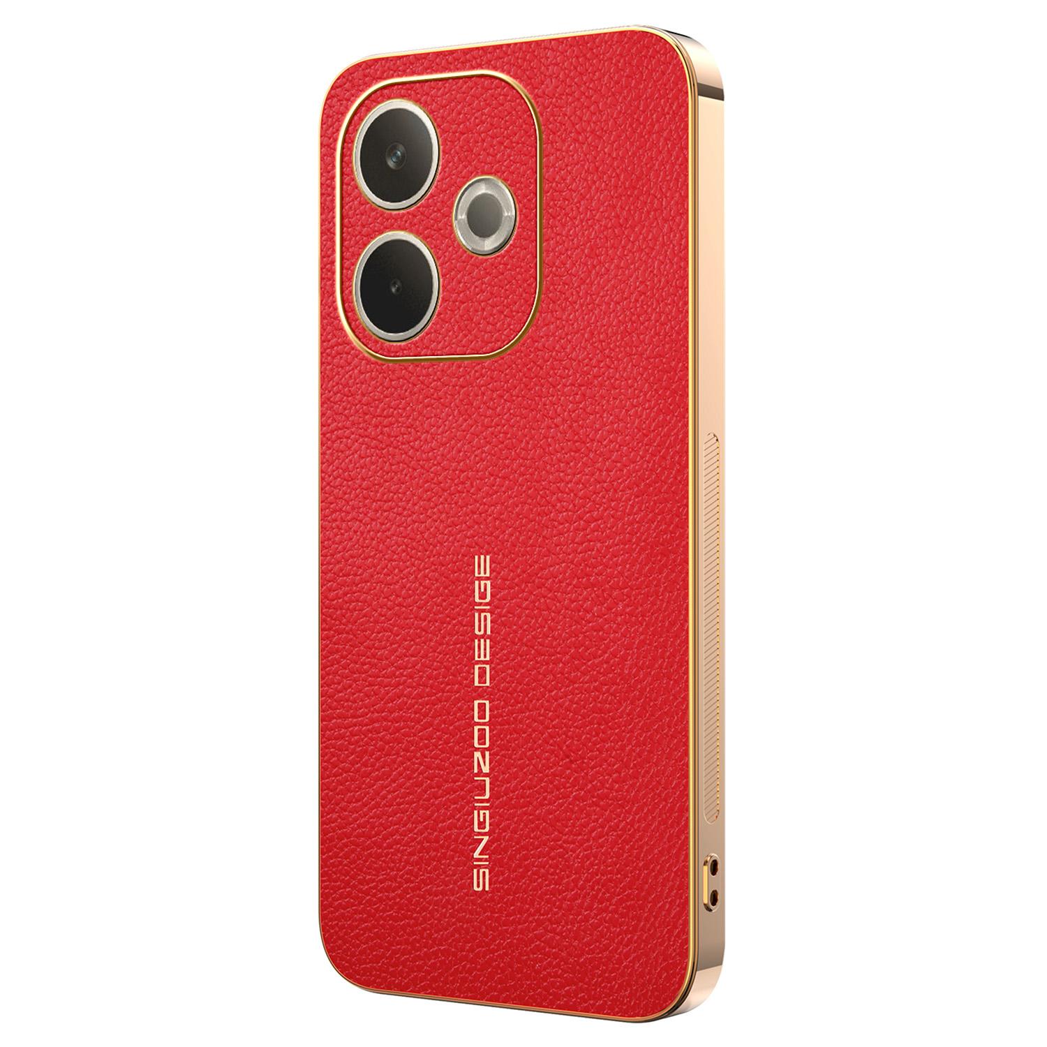 

Phone Case For Oppo A5 Pro 5G (Global) / A5 Pro 4G (Global) / A5 Energy 5G (China) Anti Scratch Litchi Texture TPU Leather PU Phone Back Cover