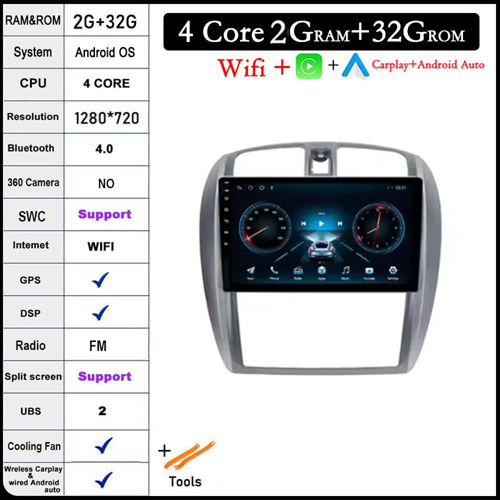 

For Mazda & Haima Premacy 2001 - 2009 Android 14 Navigation GPS Autoradio Touch Screen Car Radio Audio Cam WIFI QLED Stereo Head