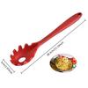 28cm Long Handle Spaghetti Spoon Silicone Noodle Serving Strainer Scoop Colander Slot Spoon Pasta Noodle Colander Kitchen Gadget
