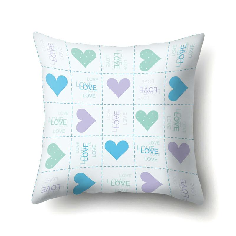 Polyester Pillowcase Automobile Decoration Home Printed Pillowcase