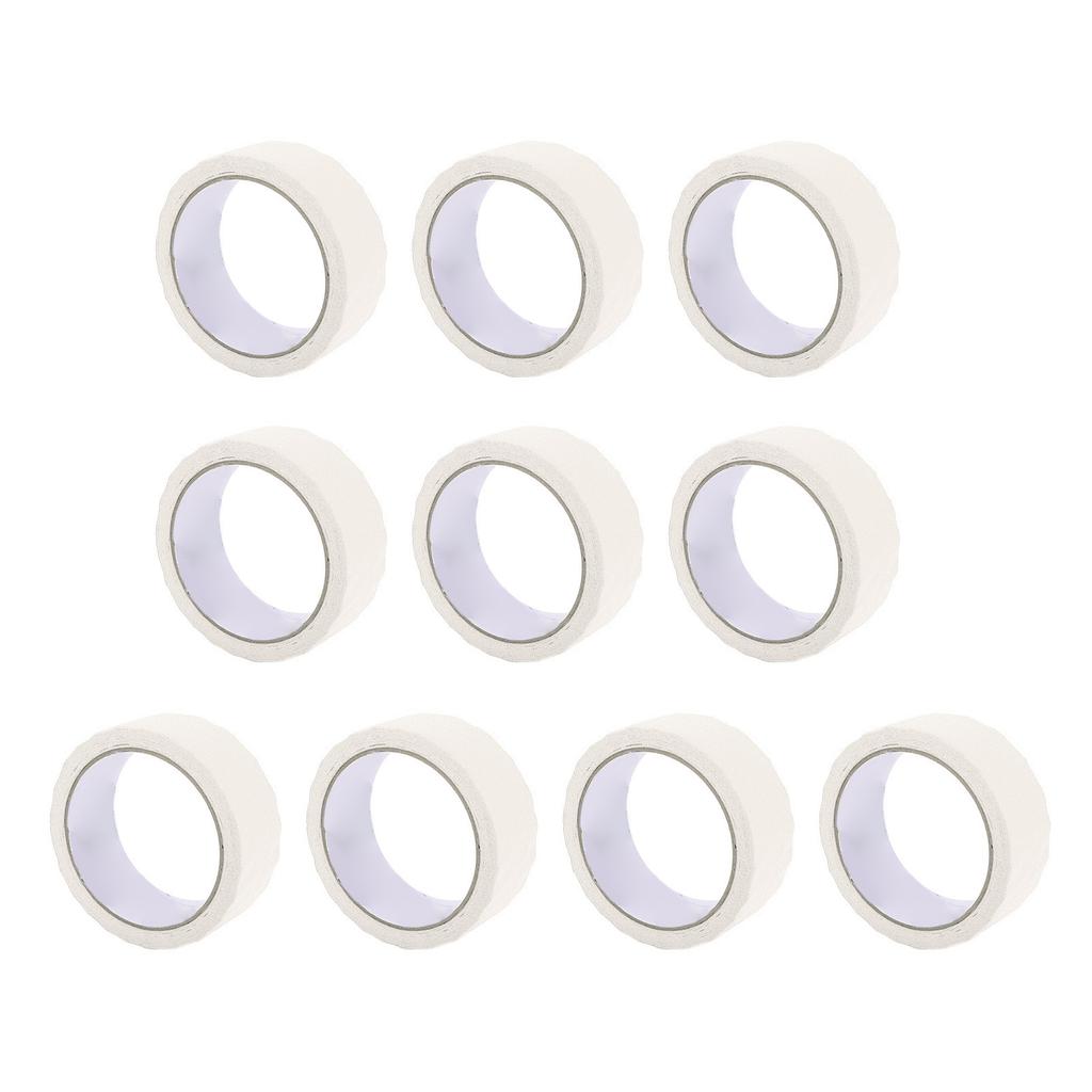 10PCS White Masking Tapes Wall Painting Seam Security Stickers for Tile Glass Wood Plastic Metal Sur