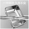 Stainless Steel Cat Litter Box Open High Fence Oversized Splash-proof Deepening Semi-closed Cat Toilet Pet Supplies