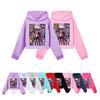 4833 Kids Girls POP Singer Rumi Mira Zoey Printed Casual Long Sleeves Hoodies Sweatshirt Top