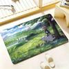 Anime V-Violet E-Evergarden Floor Mat Bedroom Living Room Flannel Door Mat Non-Slip Home Decor
