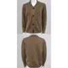 2025 Winter New Knitted Cardigan Men's Turn-down Collar Long Sleeve Twisted Sweater