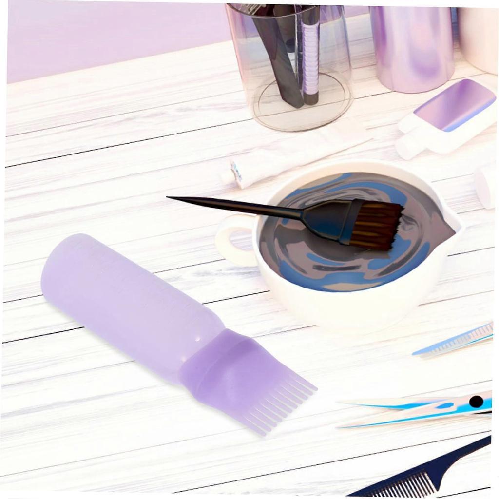3pcs Hair Dye Applicator Bottle with Comb for Precise Root Coverage and Easy Home or Salon Coloring