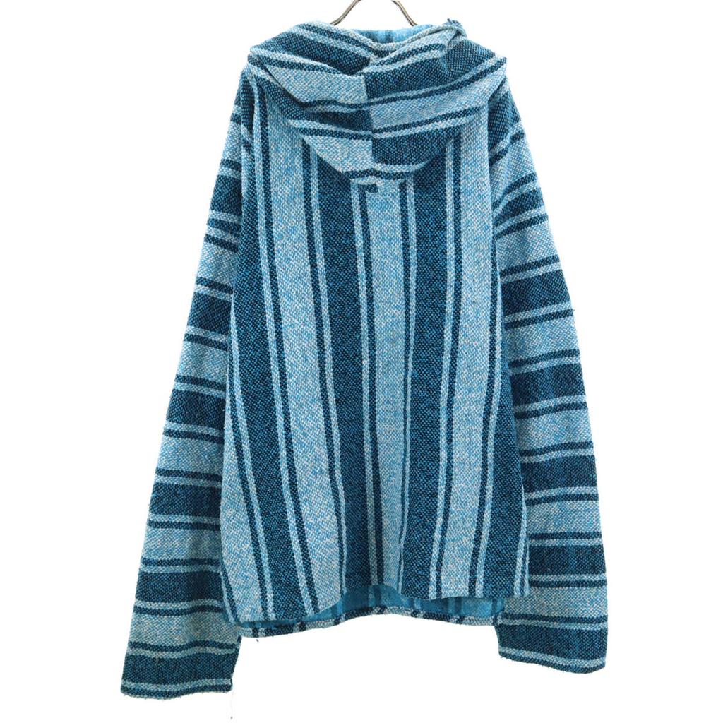 ARTESANIAS MICKEY 80s 90s Old Striped Pattern Long sleeve Mexican Parker Men's Used