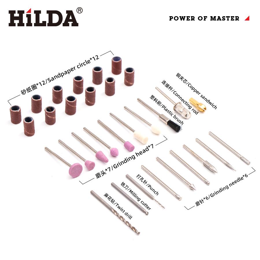 

HiLDA 3.6V Electric Grinding Pen - Lithium Battery Nail Art Device for Fine Carving and Polishing with Type-C Charging