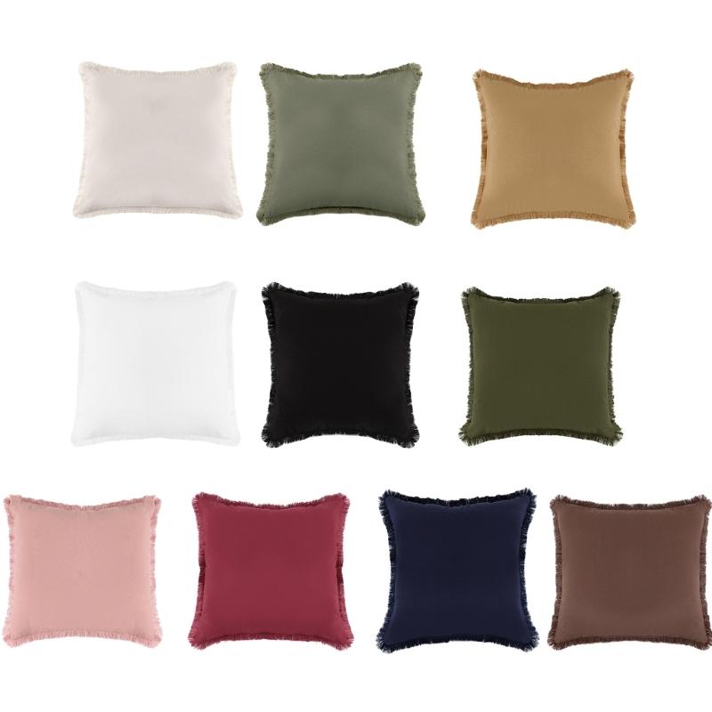 Stylish Cotton Pillowcases Sofa Living Room Pillow Cover Pillowcase For Couch Bed for Various Home Styles Decoration