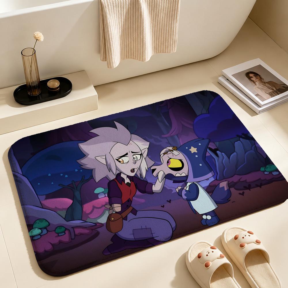 Animation-The Owl HouseS Floor Mat Soft Non-Slip Bath Mat, Bedside Carpet, Absorbent Doormat for Home