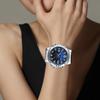 CASIO Quartz Movement Stainless Steel Strap Watch Unisex Blue Dial AMW-870DA-2A1V