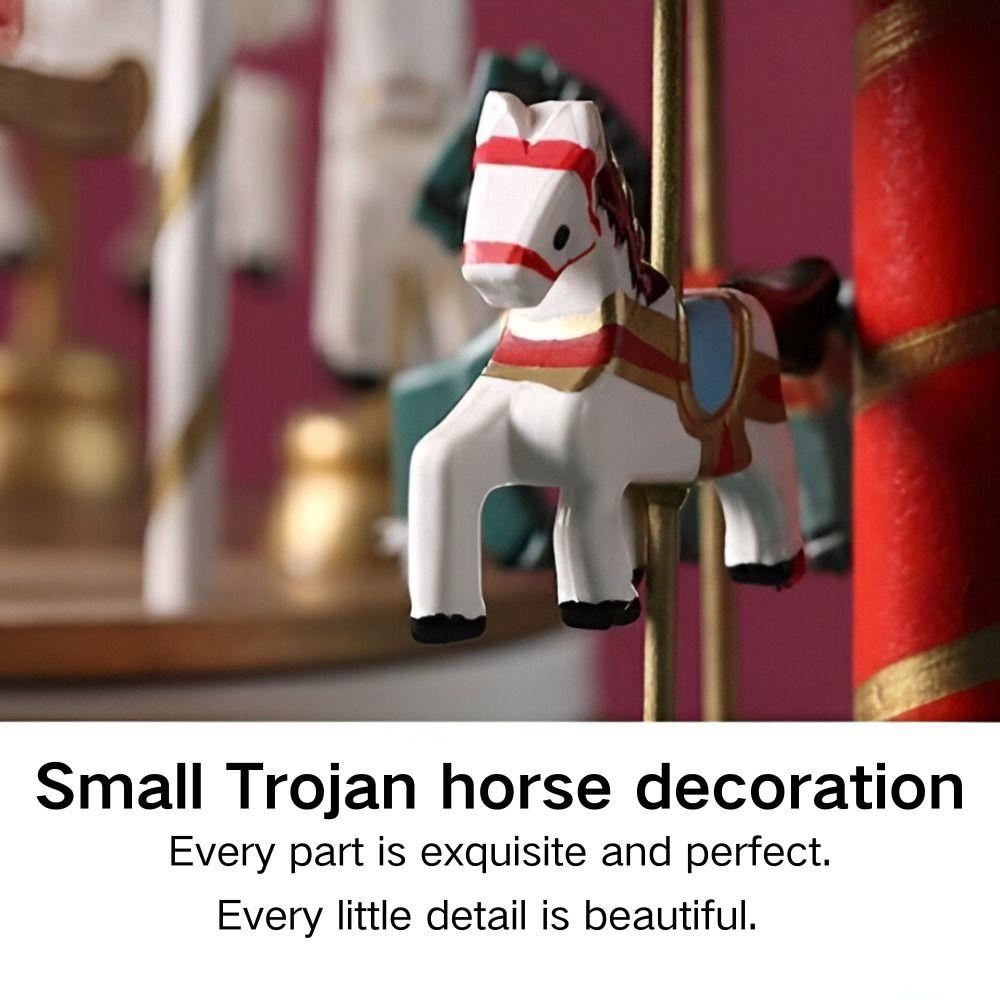 Wooden Rotating Wooden Music Box Interactive Children Gifts Musicbox  Children Gifts