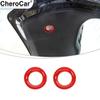 2pcs Car Tailgate Light Lamp Cover Trim Ring For Jeep Grand Cherokee 2011-21 Red