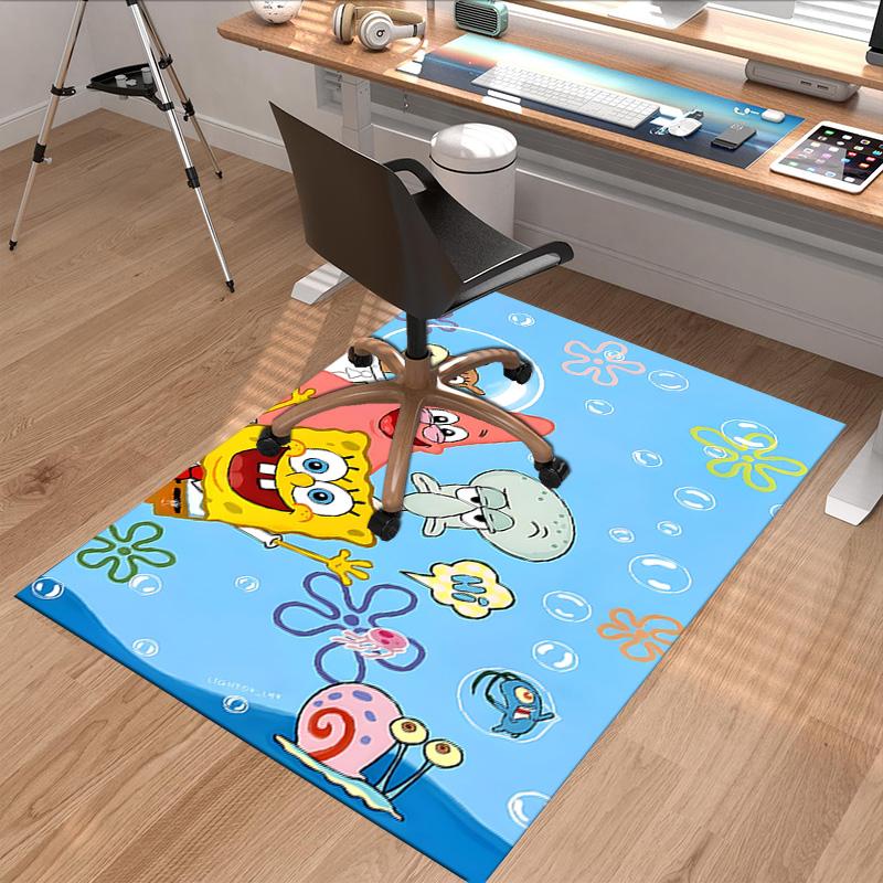 Spongebob Friends Adventure Carpet For Playroom Bedroom Living Room Sofa Home Decorkids Game Area Rug Nonslip Floor Mat