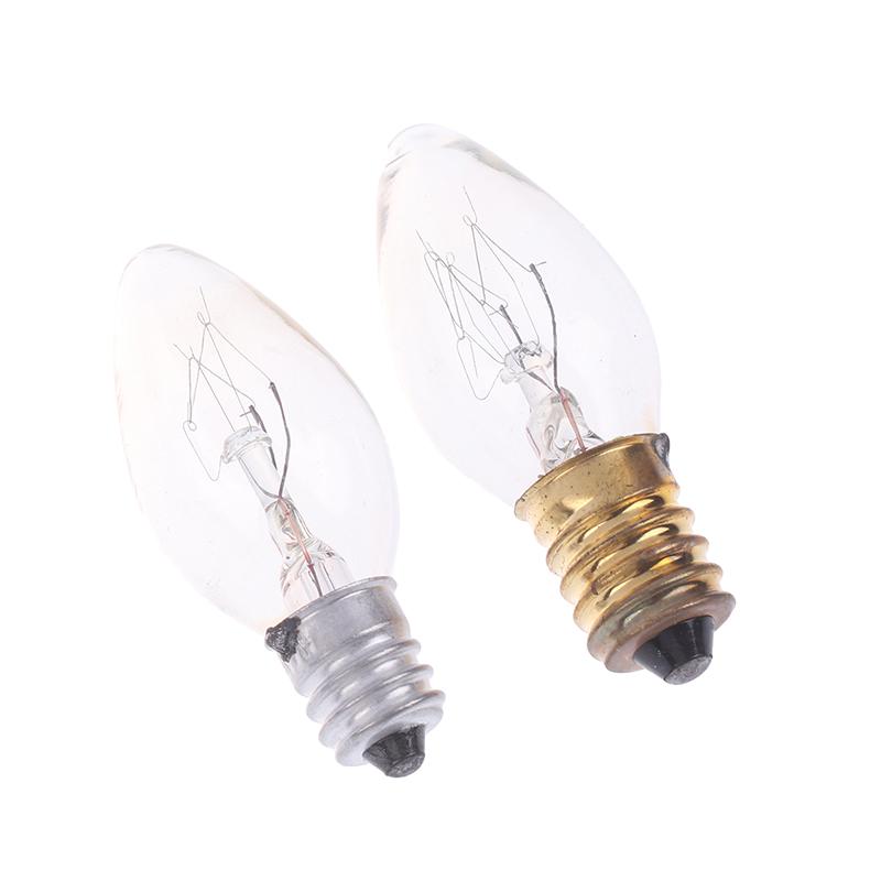 1Pc C7 7W/10W E12/E14 Warm White Bulbs 110V/220V 55*22Mm Christmas Chandelier Plug-In Flea Trap Salt Lamp Candle Light Decor