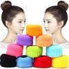 Candy-colored Thick Towel Hair Band Seamless Bun Wide Edge No Damage To The Hair Tie