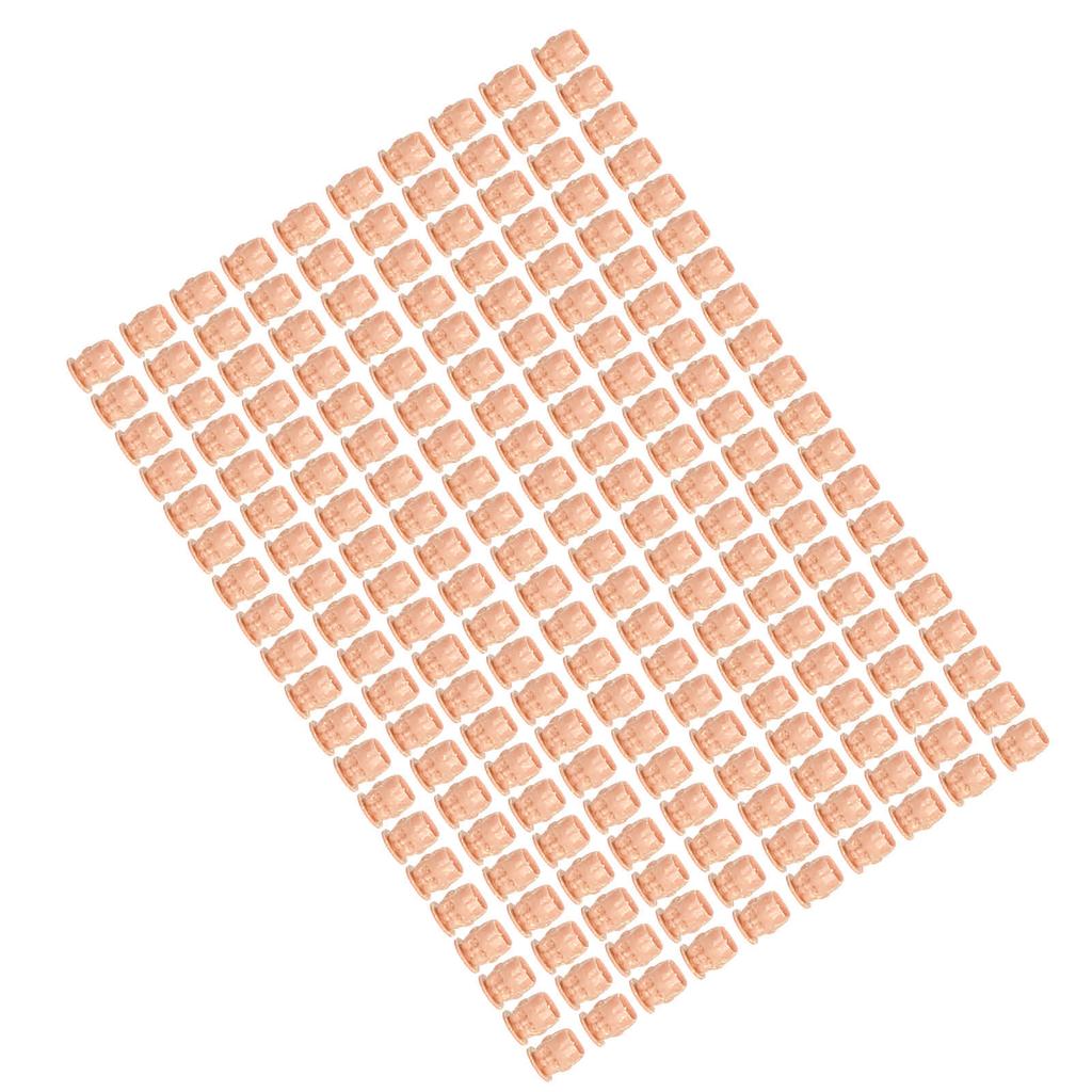 200pcs Tattoo Ink Cups Doll Shaped 20mm Height Flat Base Easy Ink Dipping Color Pigment Cups for