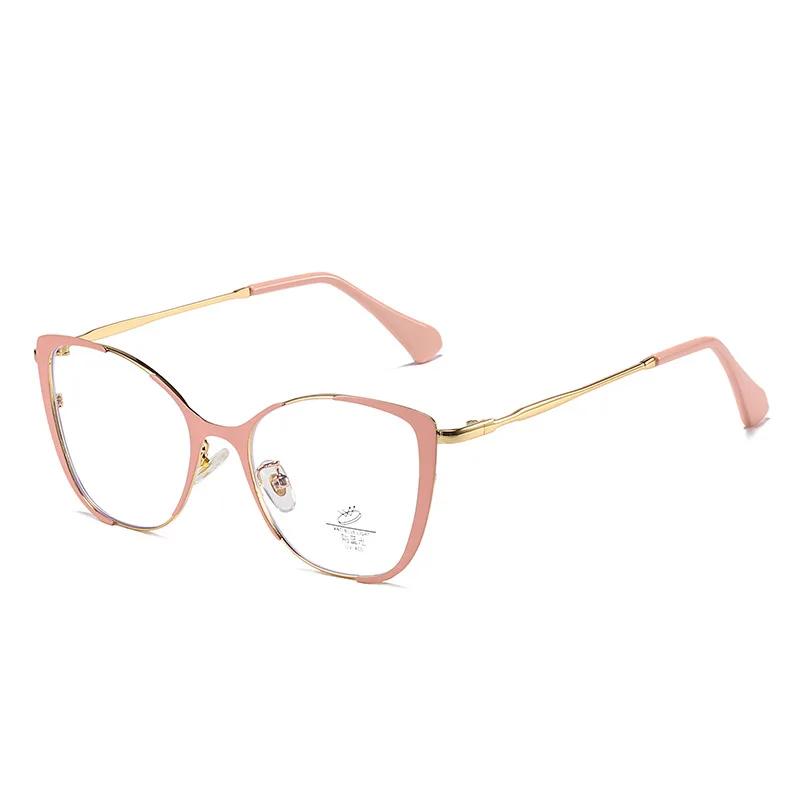 Women's Optical Spectacle Eyeglasses Luxury Design Blue Light Blocking Computer Glasses Unisex Fashion Decoration Party Eyewear