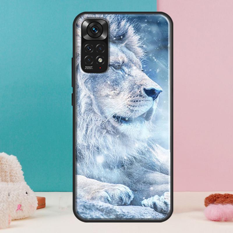 Löwen-Kunst-Hülle für Xiaomi Redmi Note 14 13 Pro 12 11 9 10 9S 10S 11S 12S Redmi 14C 13C 10C 12C Abdeckung