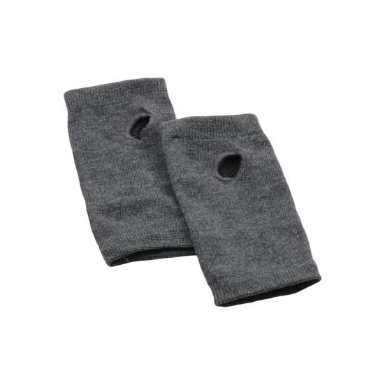 

1 пара перчаток осень-зима без пальцев трикотажные высокоэластичные нескользящие наручные перчатки чистый цвет сохраняют тепло ветрозащитные перчатки для велоспорта письма и набора текста