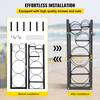 Refrigerant Tank Rack Cylinder Tank Rack with 2-30lb and 3 Small Bottles
