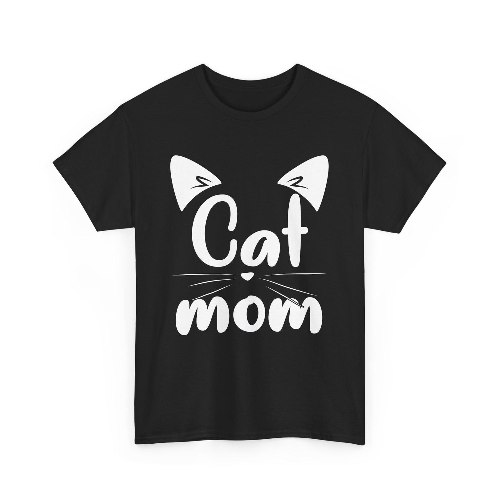 Cat Mom Shirt, Kitten Cats Lovers Mommy Mother s Day Cite T-Shirt Mens Womens Tees Top 2XL