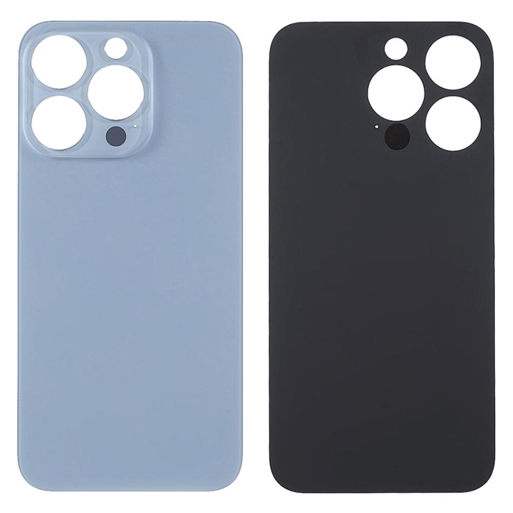 

For iPhone 13 Pro 6.1 inch (without Logo) Battery Housing Cover Repair Part (Big Hole) Blue