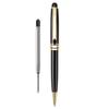 6x Black Ink Ballpoint Pen Journaling Pen Smooth Writing Pen Metal Signature Pen Stationery Supplies for Writing