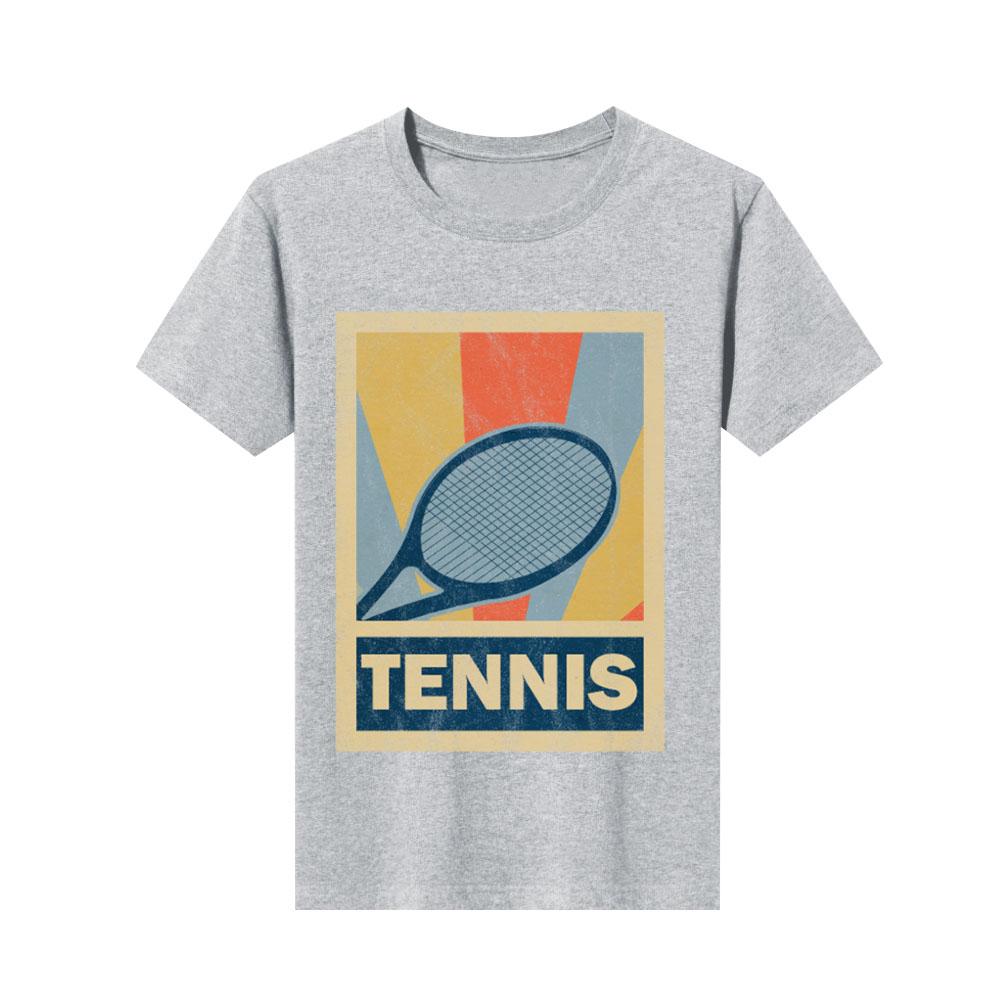 Graphic new kawaii t shirt tennis racket athlete retro gift sport harajuku anime best seller Top Unisexs Tshirt