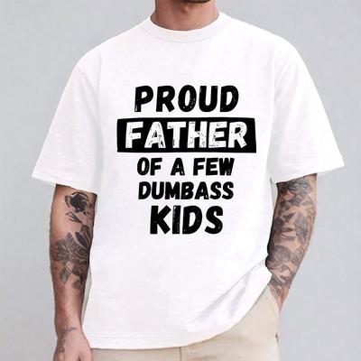 Lustiges Papa & Papa Witz Geschenk T-Shirt Stolzer Vater von Einigen Kindern Grafik Kleidung Personalisiert Damen Herren Sommer T-Shirt T-Shirts Oberteile