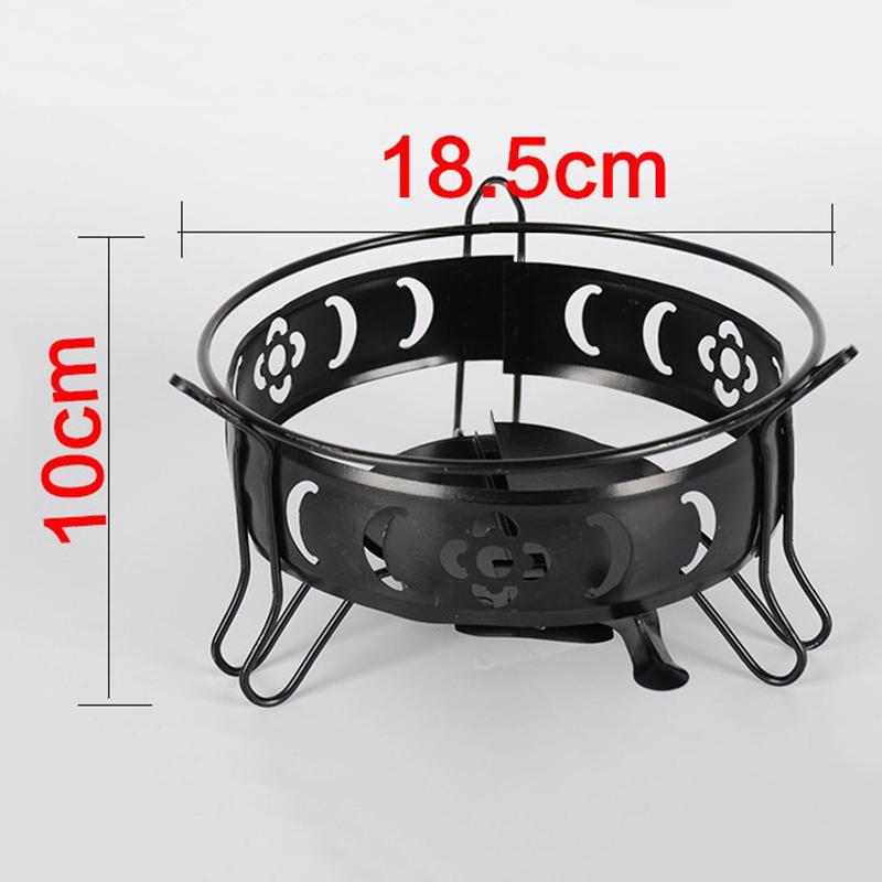 Stainless Steel Griddle Induction Frying Pan Cooking Thickened Dry Pot Wooden Individual Handle Kitchen Supply Double Ear
