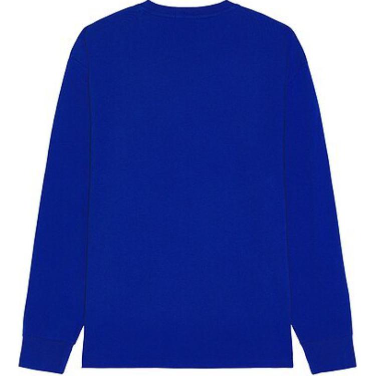 Polo Ralph Lauren Animal Print Crew Neck Long Sleeve T-Shirt Men Tops Blue 710897346005