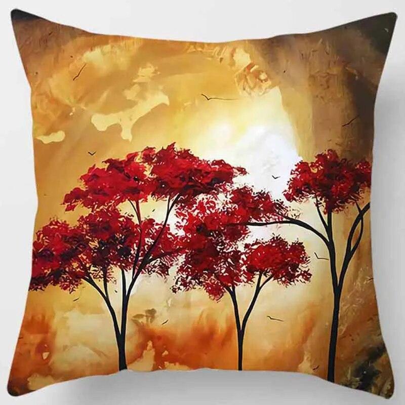 Абстрактная живопись Коллекция Дизайн Наволочка Домашний Офис Декор Квадрат 40x40cm