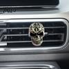 Personalized Gift for Car Lovers Skull Air Vent Clip, Retro Alloy Dashboard Accessories Halloween Trim Funny Head Auto Interior Stylish Decoration