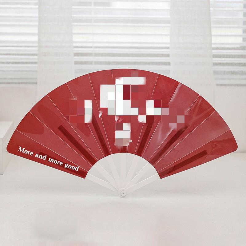 Letní duhový ventilátor skládací ventilátor Cool ventilátor Dětský taneční ventilátor 7palcový hadřík Starožitný plast Dekorace představení do školky