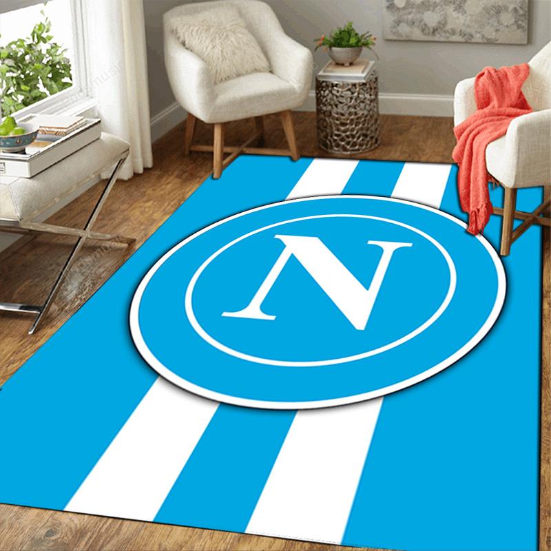 Napoli Pattern Rug Floor Mat for Living Room or Bedroom Soft and Comfortable Carpet a Gift for Birthday and Holiday.
