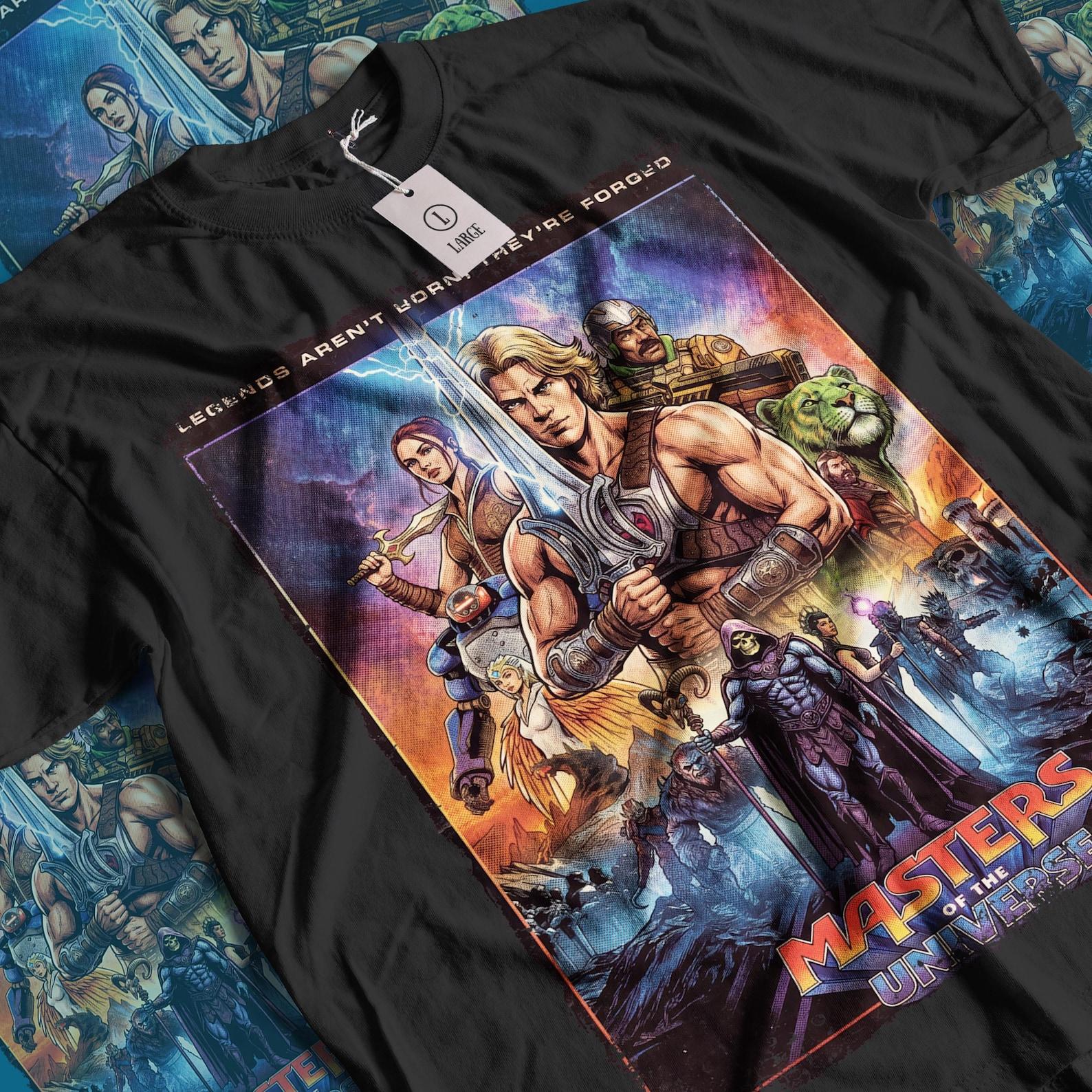 Masters of The Universe Movie T-Shirt: Vintage Superhero Movie Unisex Graphic Tee 3XL