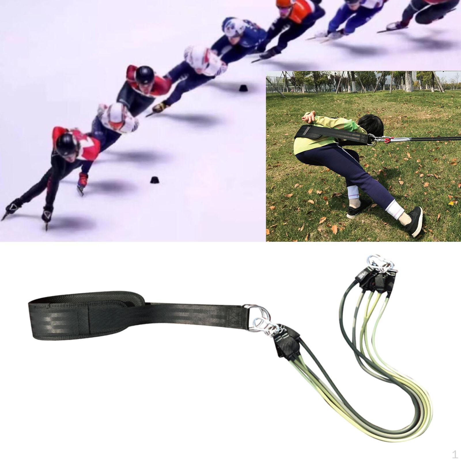 Пояс для конькобежного спорта на короткой дорожке, тяговый ремень, тренировочная резинка для клуба