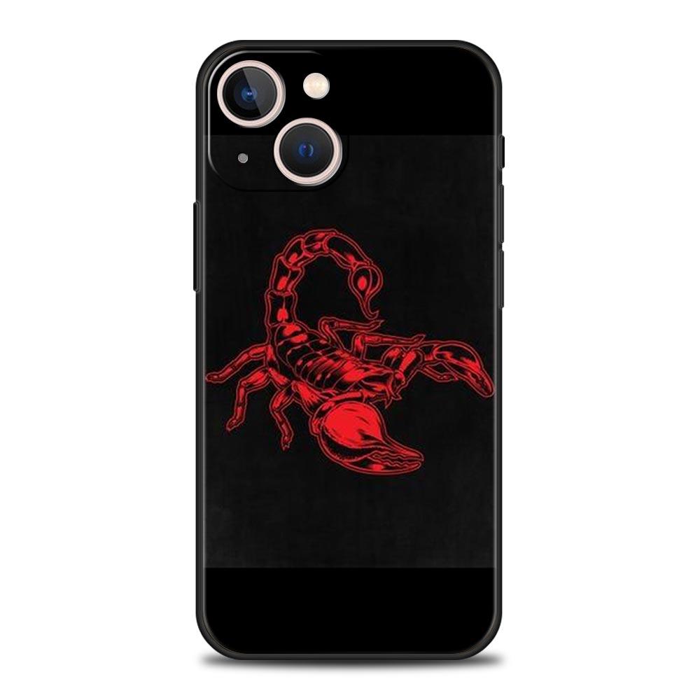 

Cartoon Scorpion Phone Case For iPhone 17 16 15 Pro Max 11 12 13 14 7 8 Plus SE 2020 X XR XS Cover Soft Black iPhone 17 Pro