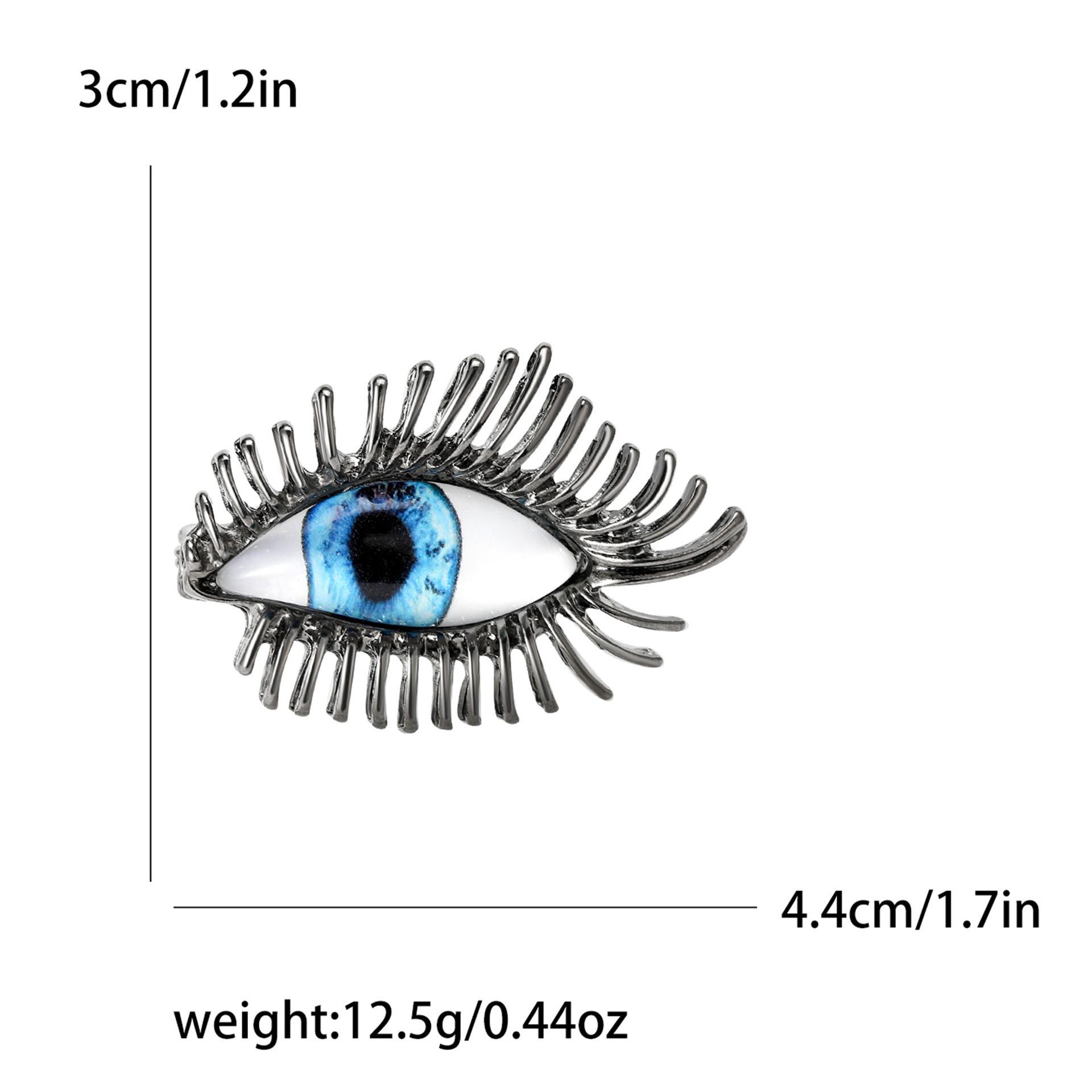 

Модная брошь «Глаз дьявола» Простая женская булавка для повседневной одежды Аксессуары