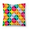 Simple Pattern Decorative Pillowcase Car Sofa Square Cushion Pillowcase